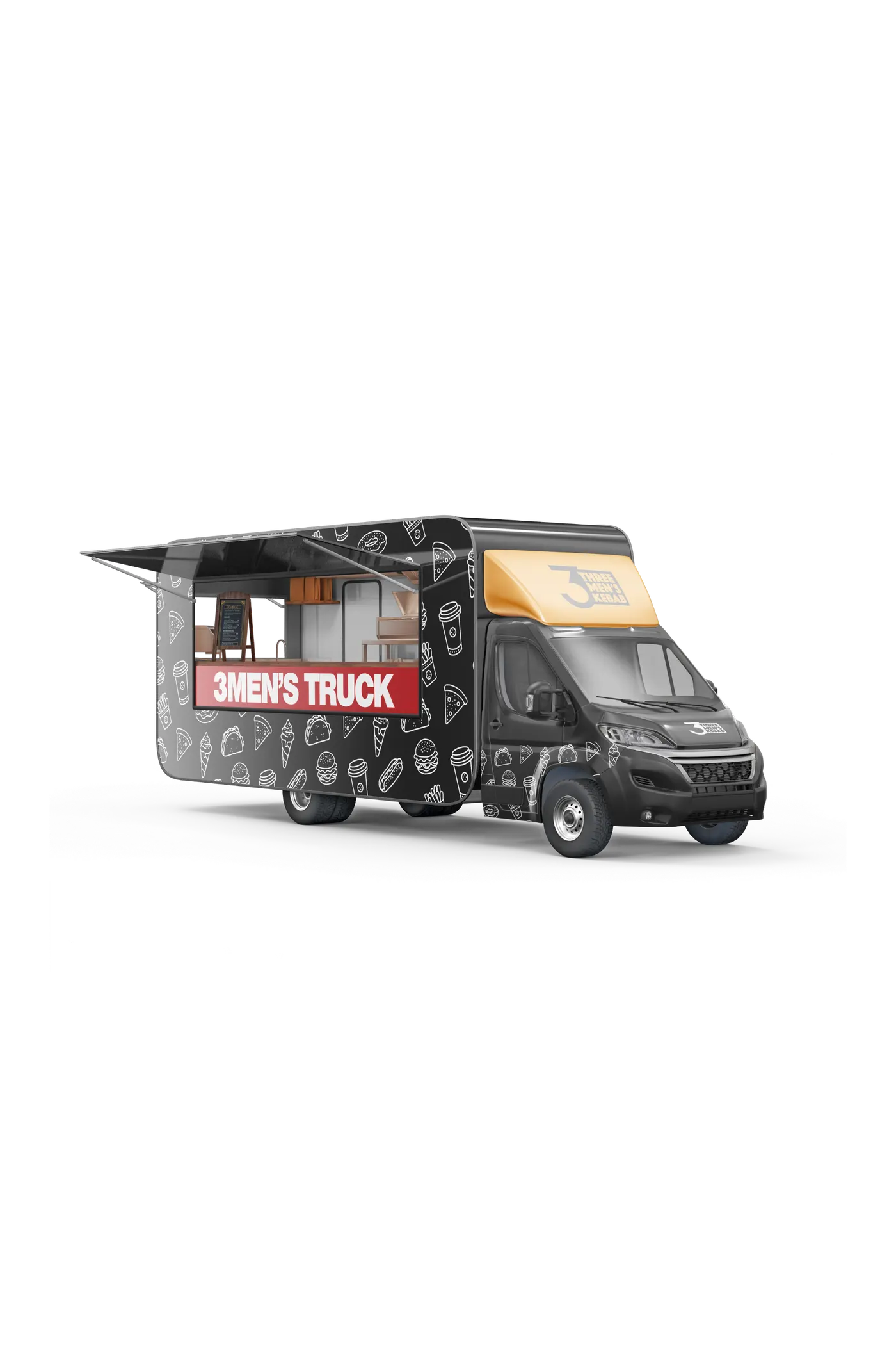 3 Men's Kebab Food Truck